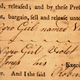 A property transaction form showing the sale of “Negro Girl Violet,” as seen as part of the “Slavery in New York” exhibition at the New-York Historical Society Oct. 6, 2005, in New York City. (Mario Tama/Getty Images)